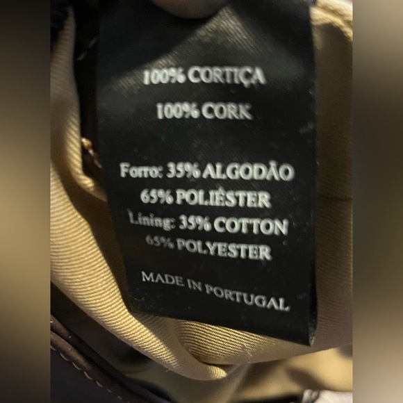 Cork crossbody. Brown & tan. - Picture 11 of 11